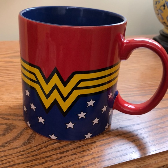 wonder woman soup mug